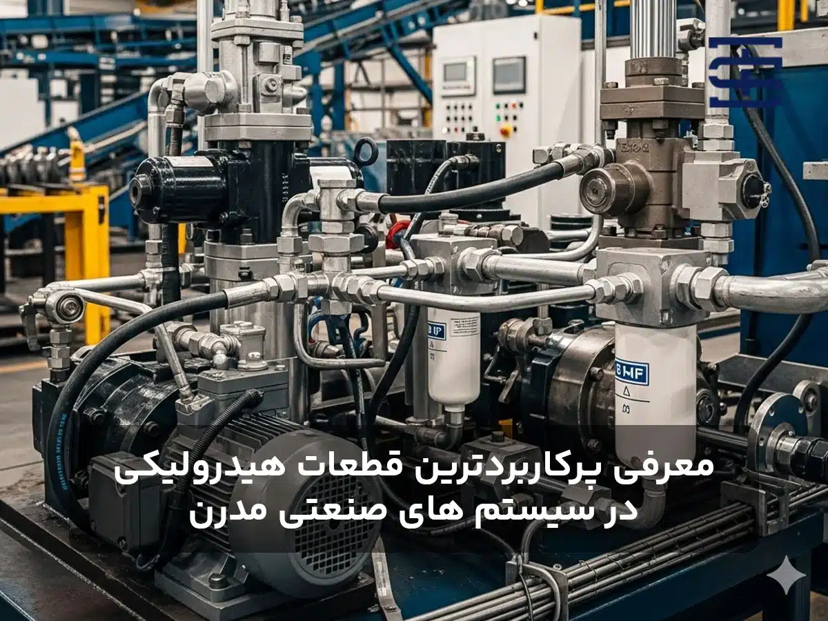 پرکاربردترین قطعات هیدرولیکی